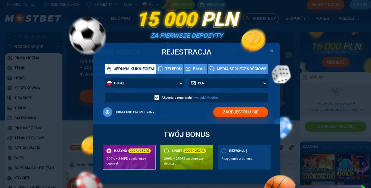 Rejestracja w Mostbet Polska – jak założyć konto krok po kroku